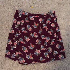 Hollister flower skirt